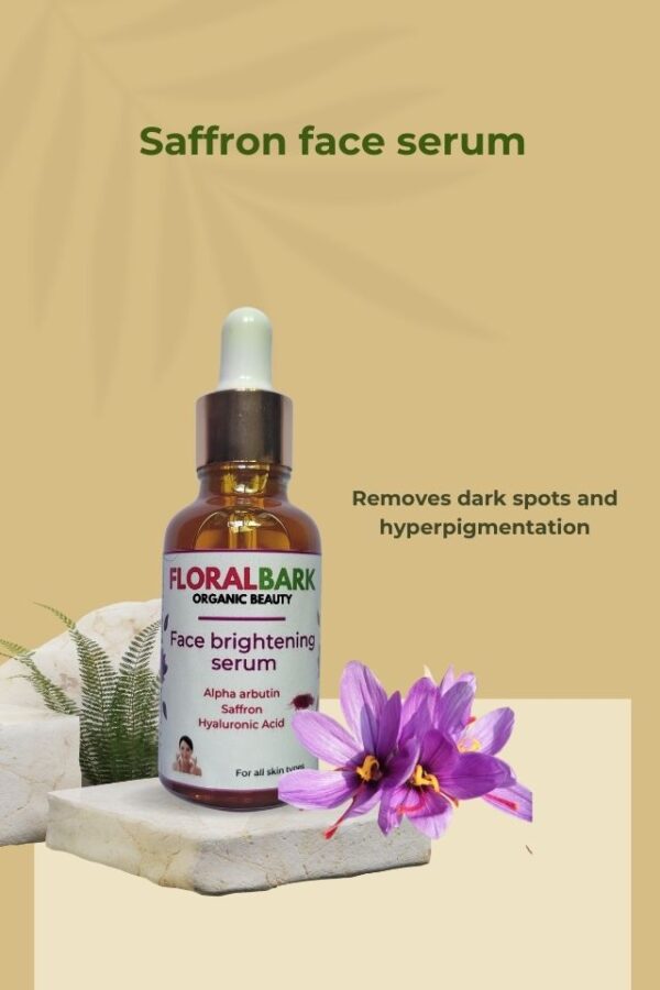 Saffron alpha arbutin serum