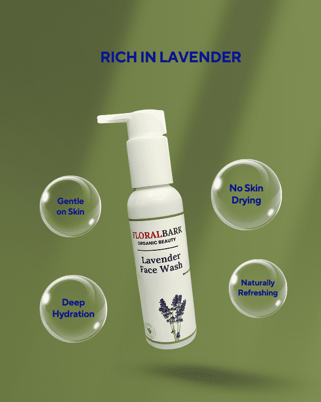 Lavender Face Wash For Men And Women - 100ml - Image 2