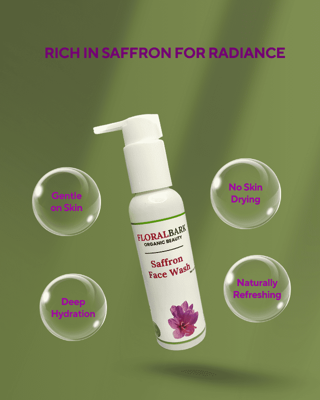 Saffron Face Wash For Men And Women - 100ml - Image 2