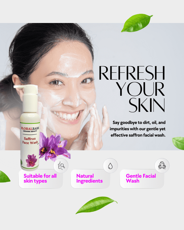 Saffron Face Wash For Men And Women - 100ml - Image 4